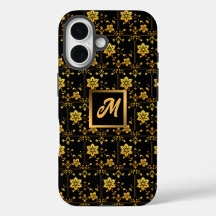 Coque Pour iPhone 16 Floral Elegant Luxury Collection Populaire