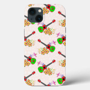 Case-Mate iPhone Case Floral Hawaiian Ukulele Hibiscus Fleurs