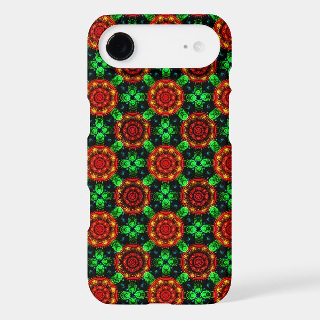 Coques Case-Mate iPhone Floral Modern Boho Elegant Abstract Pattern #504 (Verso)