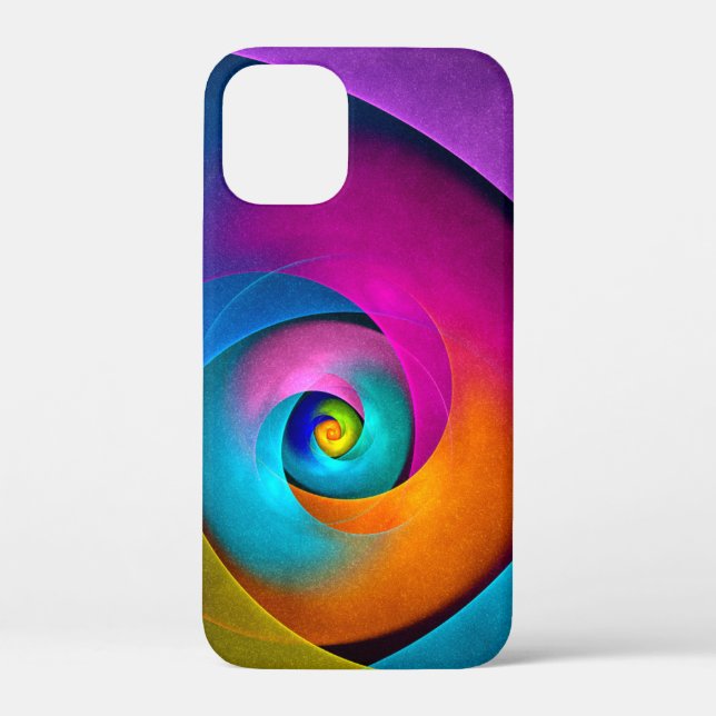 Coques Case-Mate iPhone Floral moderne Art Abstrait rose Bleu Motif #17 (Verso)