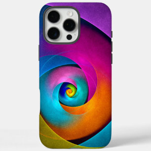 Coques iPhone 16 Pro Max Floral moderne Art Abstrait rose Bleu Motif #17