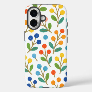 Coque Pour iPhone 16 floral pattern