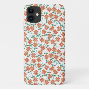 Case-Mate iPhone Case Floral Red Flowers Motif Blanc Arrière - plan-1420
