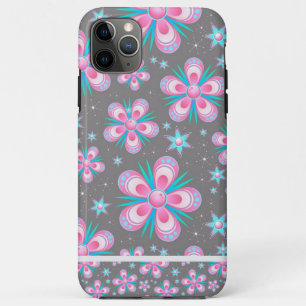 Case-Mate iPhone Case Floral rose aux accents Brown