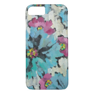 Case-Mate iPhone Case Floral rose et bleu graphique