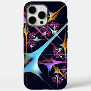 Coques iPhone 16 Pro Max Floral rose moderne Art Abstrait Couleur Motif #01