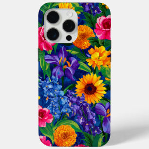 Coque iPhone 15 Pro Max Floral tropical vibrant