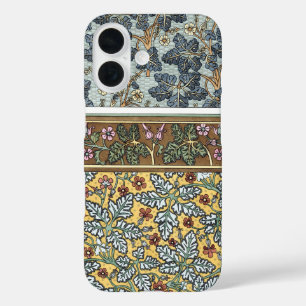 Coque Pour iPhone 16 Floral vintage Art Nouveau Fleurs de Géranium Sauv