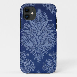Etui iPhone Case-Mate Floral vintage aux nuances du bleu