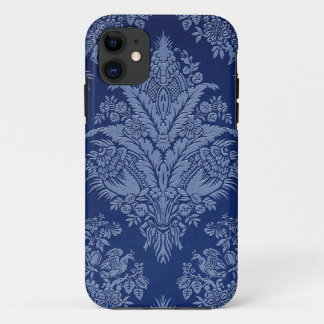 Etui iPhone Case-Mate Floral vintage aux nuances du bleu