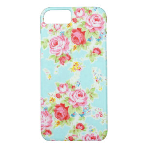 Coque iPhone 8/7 Floral vintage élégant s'est levé