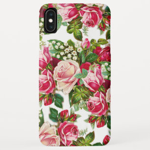 Case-Mate iPhone Case Floral vintage vert rouge-rose chic de pays