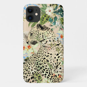Case-Mate iPhone Case Flore empreinte de léopard tropical hawaïen