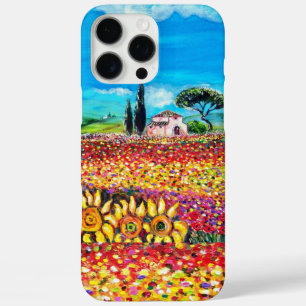 iPhone 16 Pro Max Case FLORE EN TOSCANE/ Champs, Pépites et tournesols