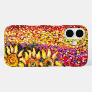 Coque Pour iPhone 16 FLORE EN TOSCANE/ Champs, Pépites et tournesols