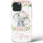 Flore floue rose pâle de l'éléphant blanc