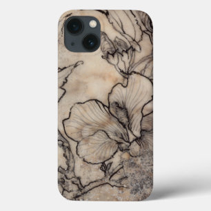 Etui iPhone 13 Flore tatouée I