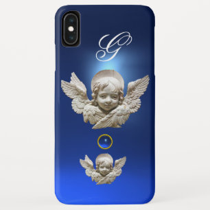 Case-Mate iPhone Case FLORENTINE RENAISSANCE ANGEL Gem Bleu Monogramme