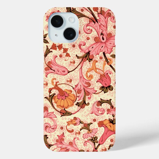 COQUES Case-Mate iPhone FLORENTINE RENAISSANCE ROSE FLORALE SWIRLS, FLEURS (Verso)