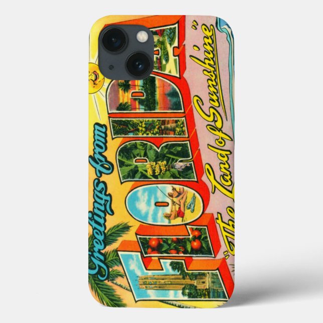 Coques Case-Mate iPhone Floride vintage (Verso)