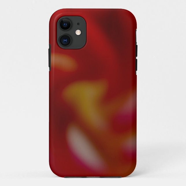 Coques Case-Mate iPhone Flou rouge Abstrait (Dos)