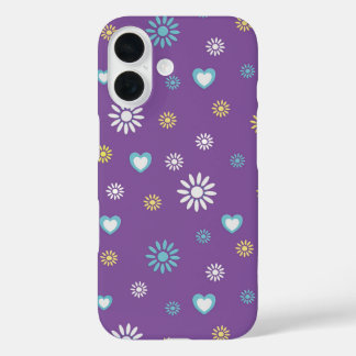 Coque Pour iPhone 16 Flower case Iphone 16