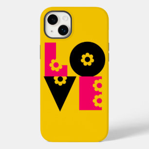 Coques Pour iPhone Flower Power Amour au Carré
