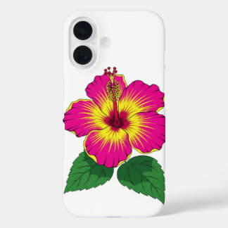 Coque Pour iPhone 16 Flower tropical