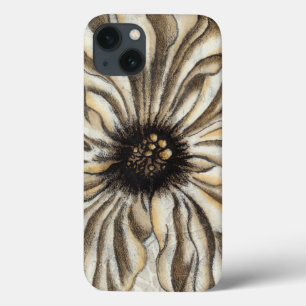 iPhone 13 Coque Flowerhead Fresco sur Tan Arrière - plan