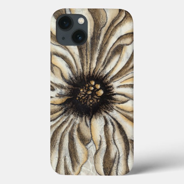 Coques Case-Mate iPhone Flowerhead Fresco sur Tan Arrière - plan (Verso)