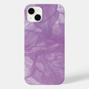 Coque Pour iPhone 14 Plus Flux Abstrait d'encre pourpre - Douceur et mystère