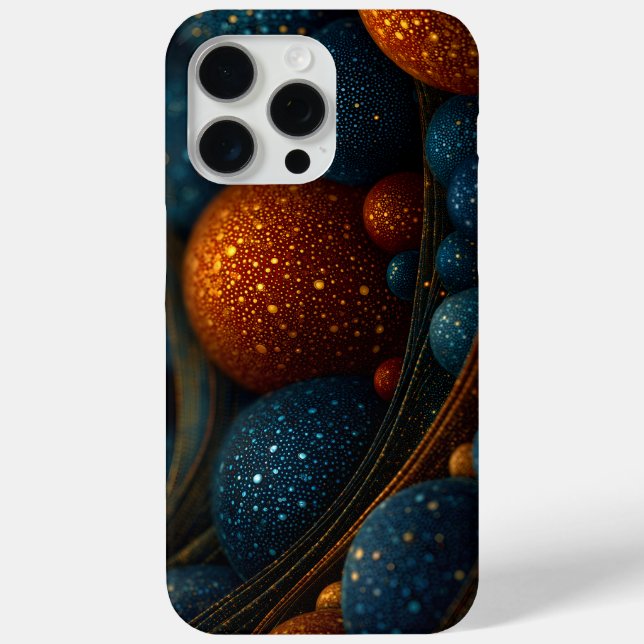 Coques Case-Mate iPhone Flux céleste : sphères Abstraites en mouvement (Verso)