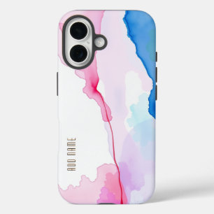 Coque Pour iPhone 16 Flux d'aquarelle Abstrait