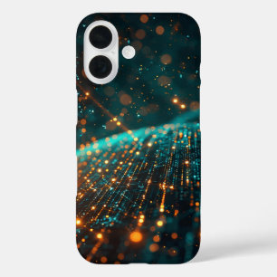 Coque Pour iPhone 16 Flux de données quantiques