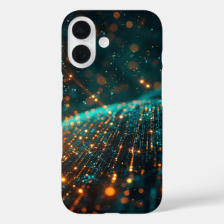 Coque Pour iPhone 16 Flux de données quantiques