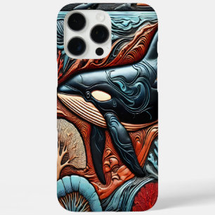 Coques iPhone 16 Pro Max Flux océanique : Majestic Whales Gliding