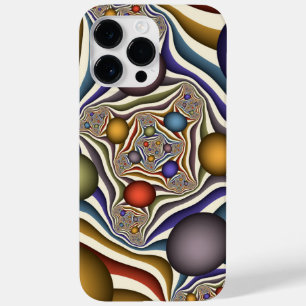 Coque Pour Pour iPhone 14 Pro Max Flying Up Colorful Moderne Art Fractal Abstrait