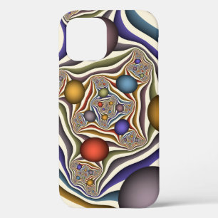 Case-Mate iPhone Case Flying Up Colorful Moderne Art Fractal Abstrait