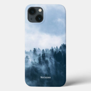 Etui iPhone 13 Fog atmosphérique personnalisé au-dessus d'une for
