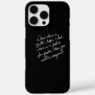 Coques iPhone 16 Pro Max Foi scénarisée à la main Espoir et amour spirituel