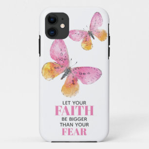 Case-Mate iPhone Case Foi sur la peur Aquarelle Papillons