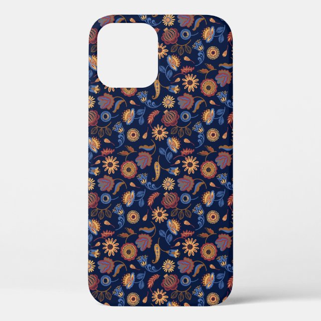 Coques Case-Mate iPhone Folk Rustique Floral (Verso)