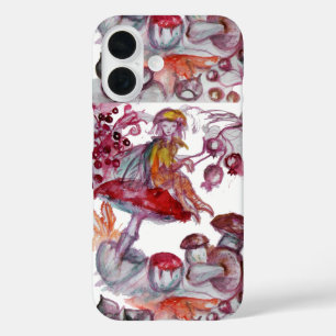 Coque Pour iPhone 16 FOLLET MAGIQUE DE CHAMPIGNONS Imaginaire Floral Ro