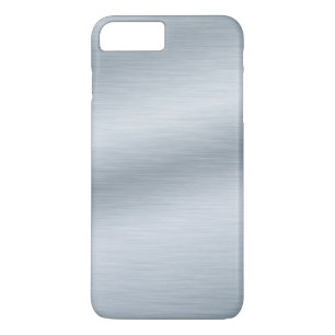 Coques Pour iPhone Fond à l'aspect argent brossé