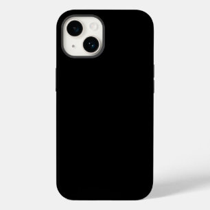 Coque Pour iPhone 14 Fond Classique Noir Prêt à