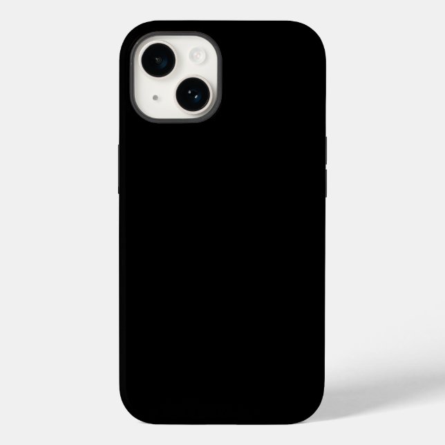 Coques Case-Mate iPhone Fond Classique Noir Prêt à (Verso)