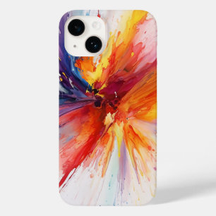 Coque Pour iPhone 14 Fond de peinture Abstrait