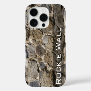 iPhone 16 Pro Case Fond de photographie de mur de roche