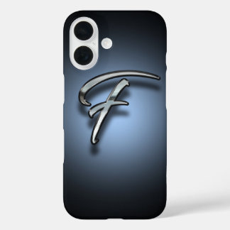 Coque Pour iPhone 16 Fond de projecteur de lettre de monogramme
