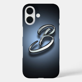 Coque Pour iPhone 16 Fond de projecteur de monogramme